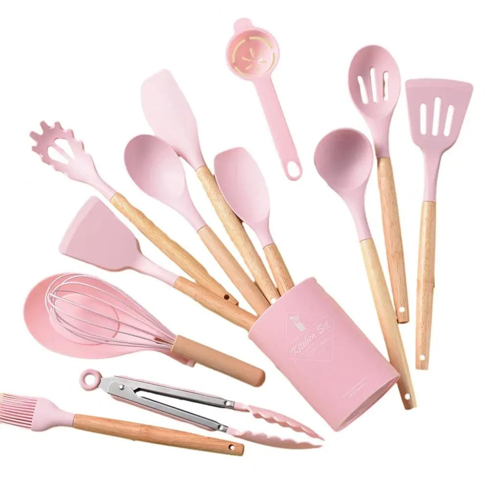 12pcs Silicon Kitchen Utensils